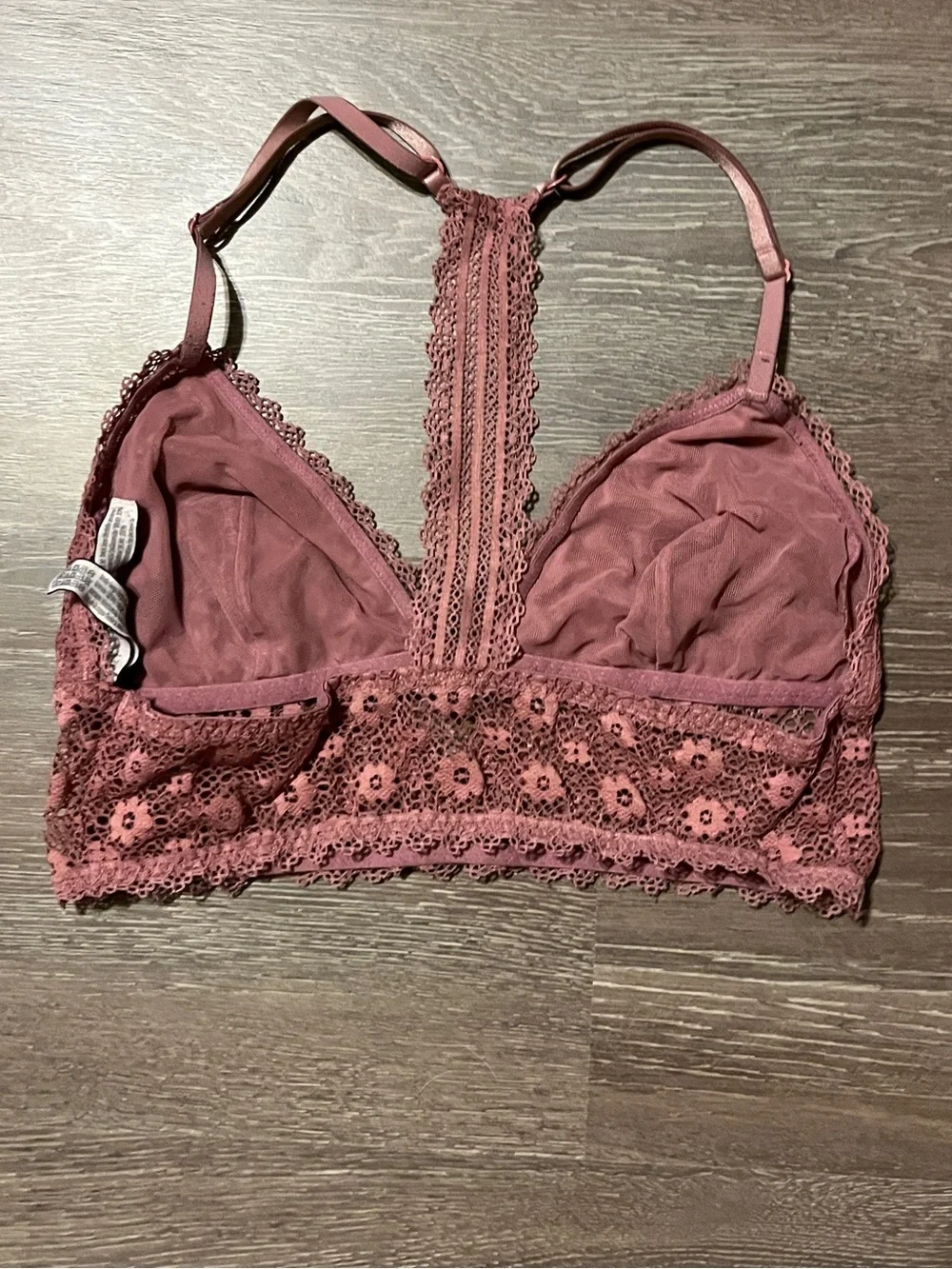 Victoria's Secret Lace Bralette - Dusty Rose Pink